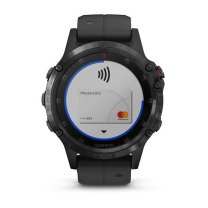 Garmin Fenix 5 Plus Sapphire Multisport GPS Watch Black/Black Band 47mm - 010-01988-00