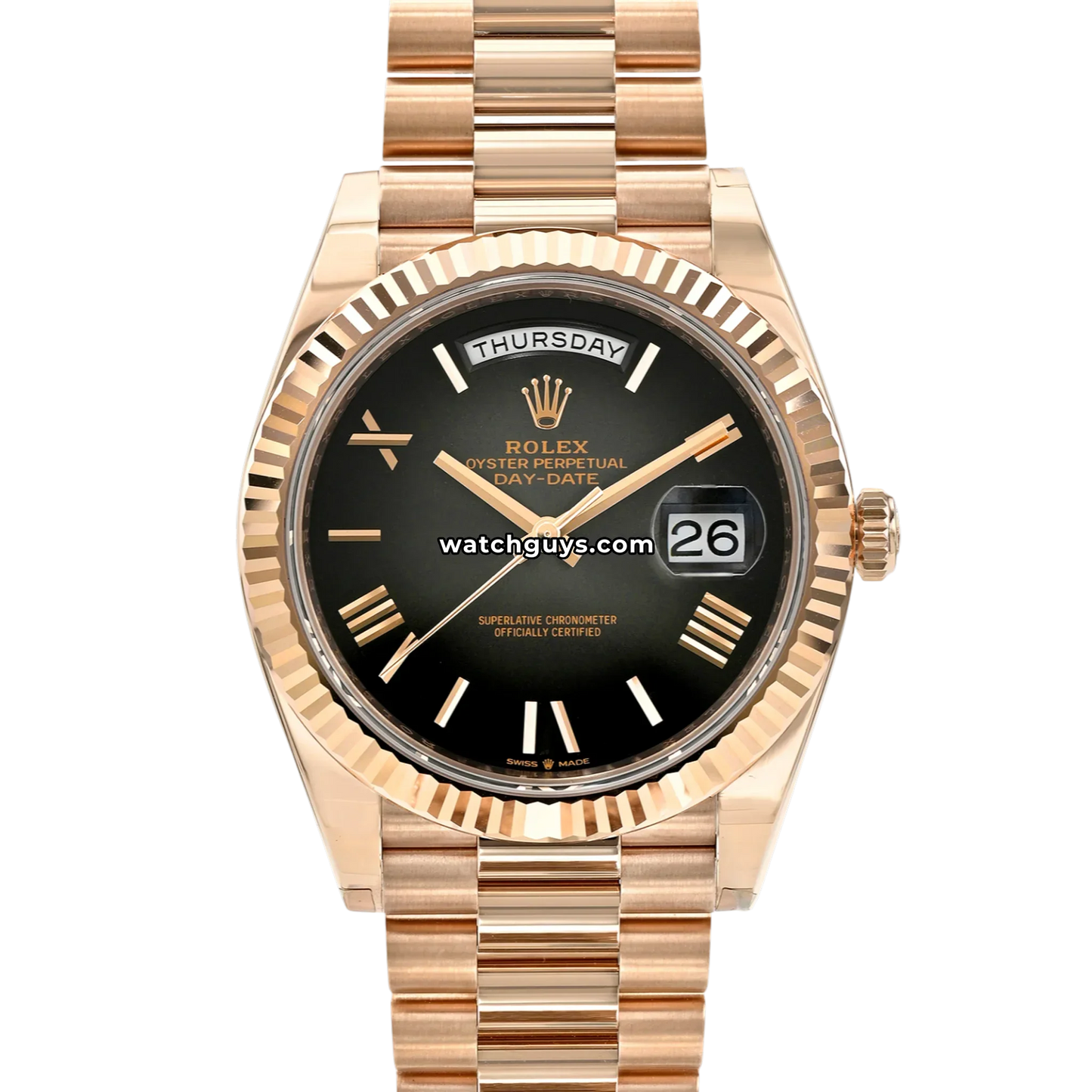 Rolex Day-Date 228235 Slate Ombre President
