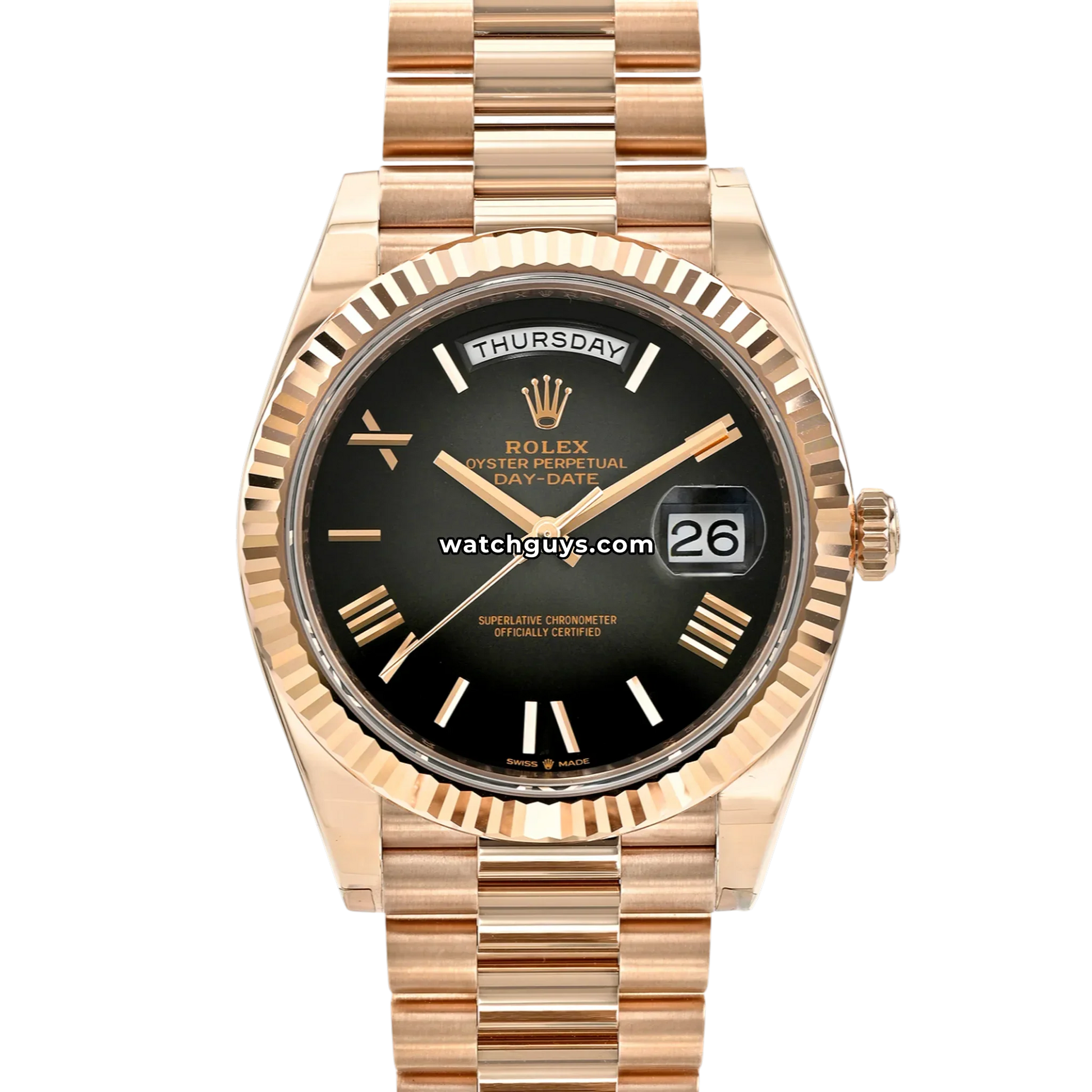 Rolex Day-Date 228235 Slate Ombre President