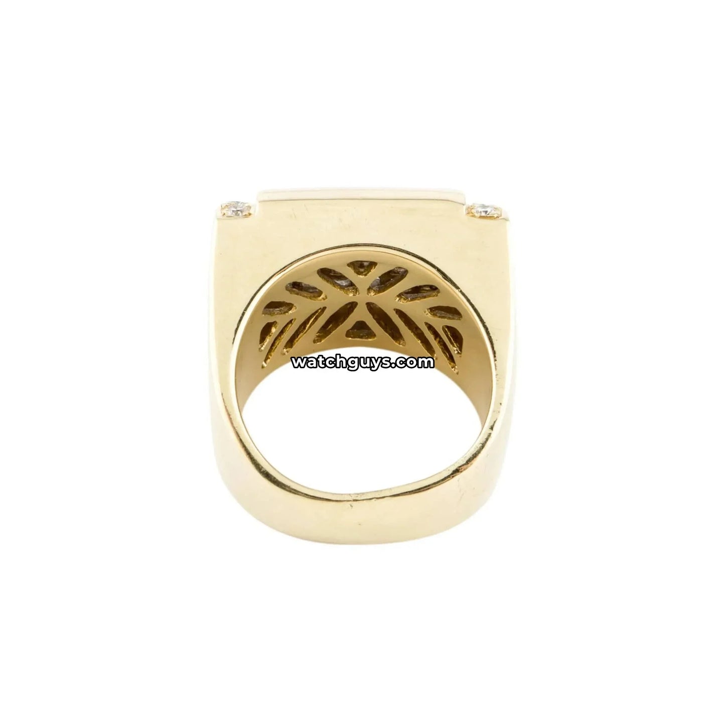 Princess Cut Diamond Ring 18K Yellow Gold