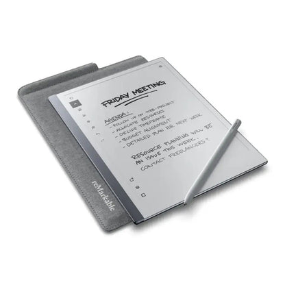 reMarkable 2 - 10.3 Paper Tablet with Marker Plus and Polymer Weave Folio - Gray