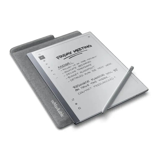 reMarkable 2 - 10.3 Paper Tablet with Marker Plus and Polymer Weave Folio - Gray