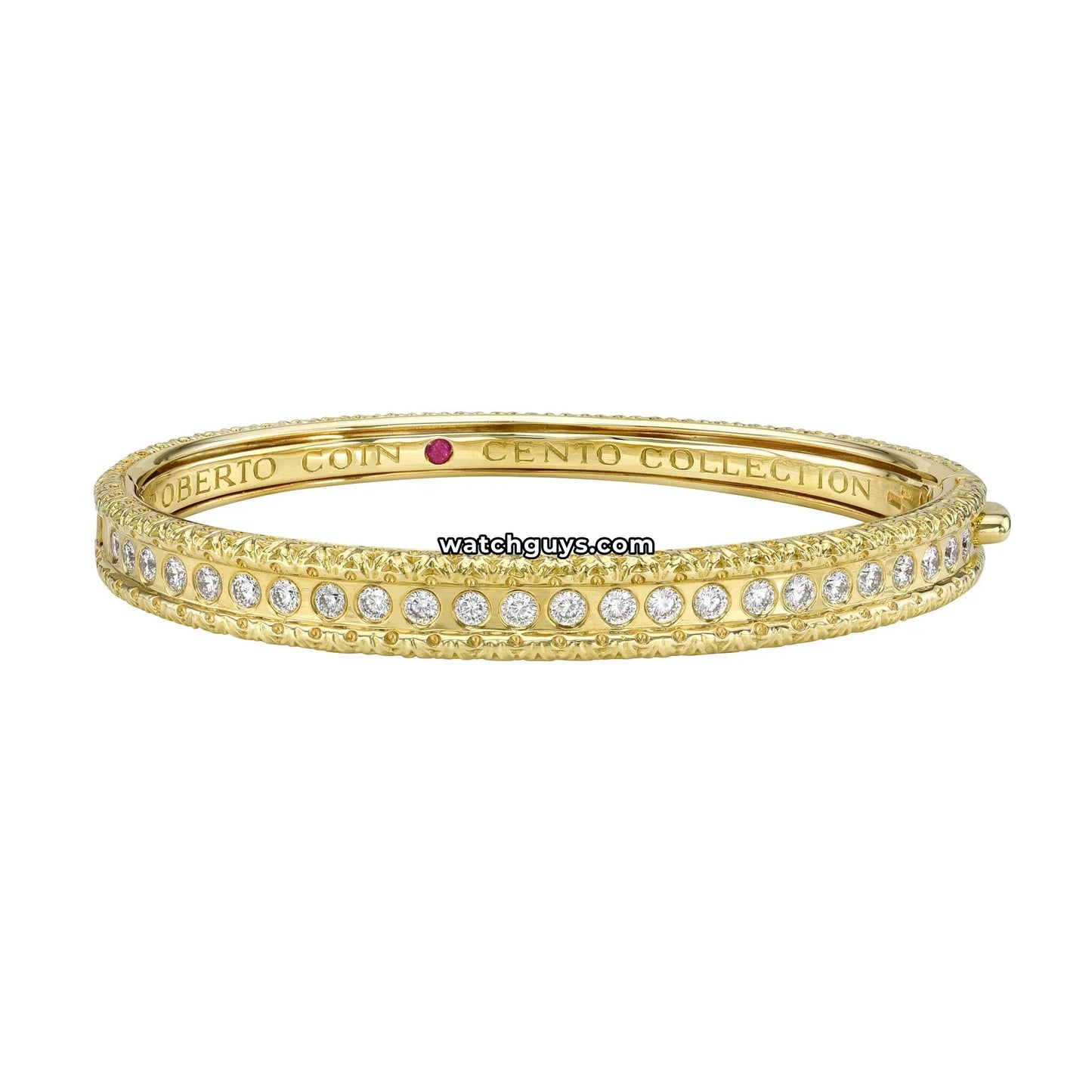 Roberto Coin Cento Diamond Bracelet 18K Yellow Gold