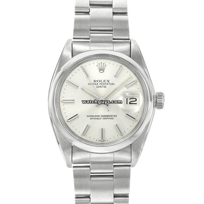 Rolex Date 1500 Silver