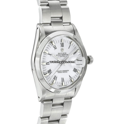 Rolex Date 15000 White Roman