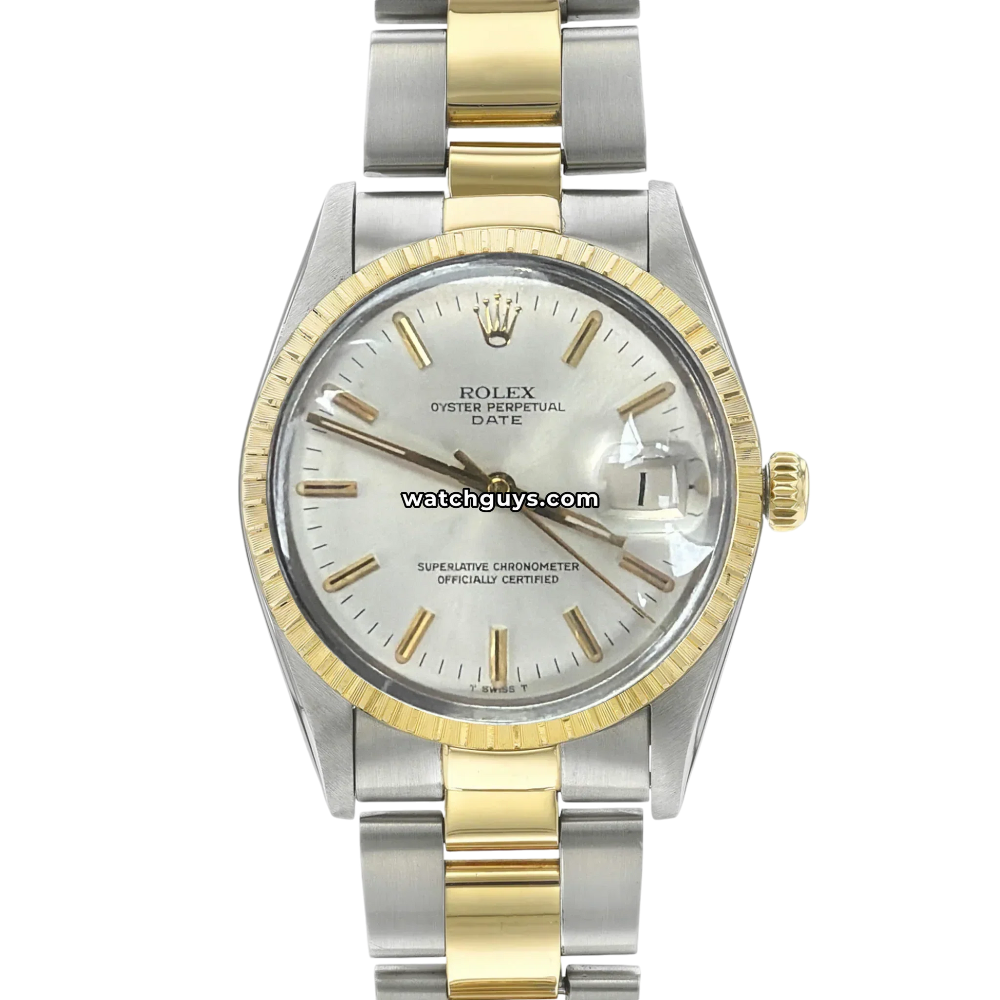 Rolex Date 15053 Silver