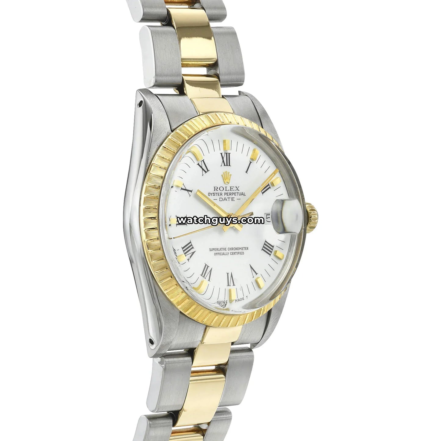 Rolex Date 15053 White Two Tone