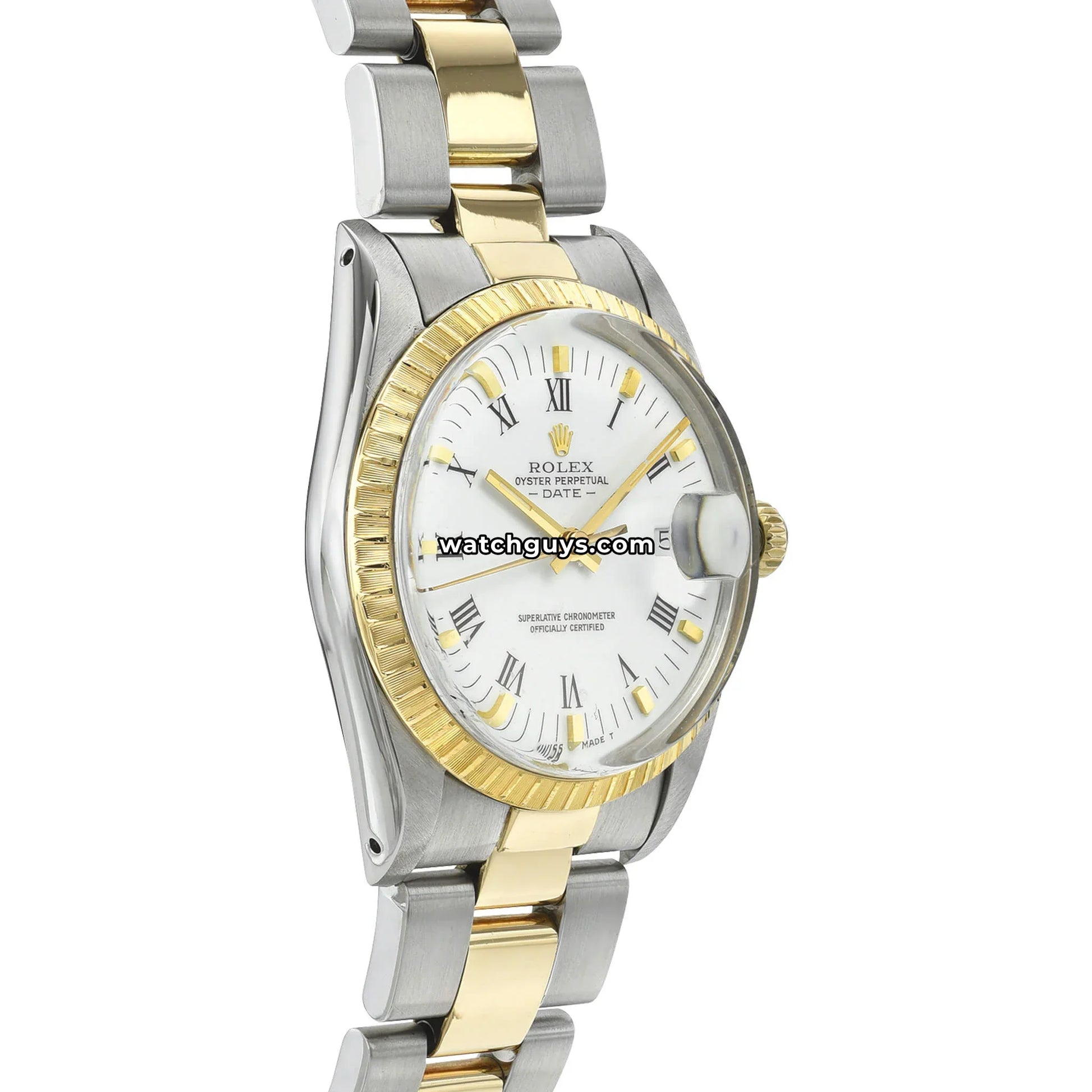 Rolex Date 15053 White Two Tone