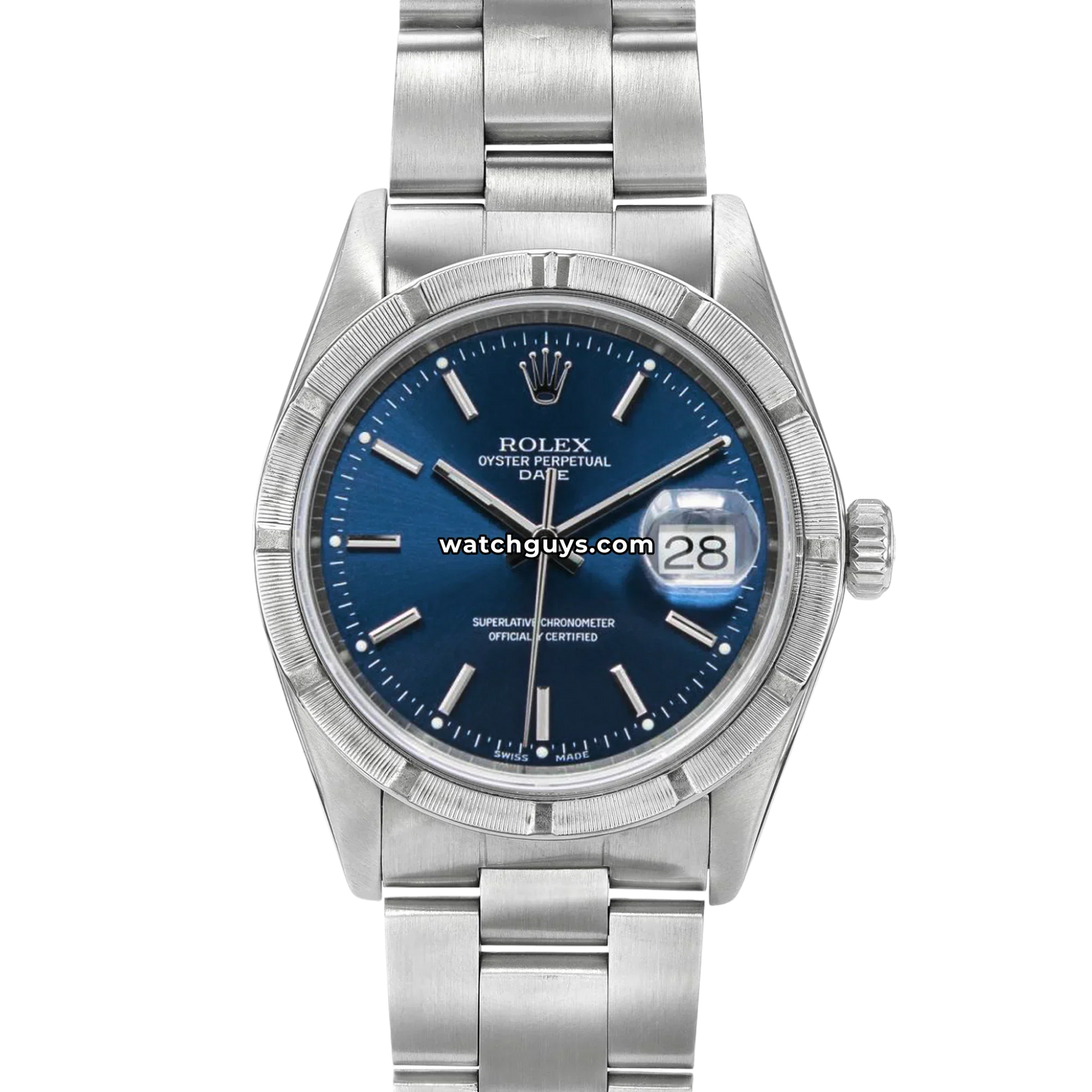 Rolex Date 15210 Blue Index