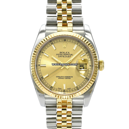 Rolex Datejust 116233 Champagne Jubilee