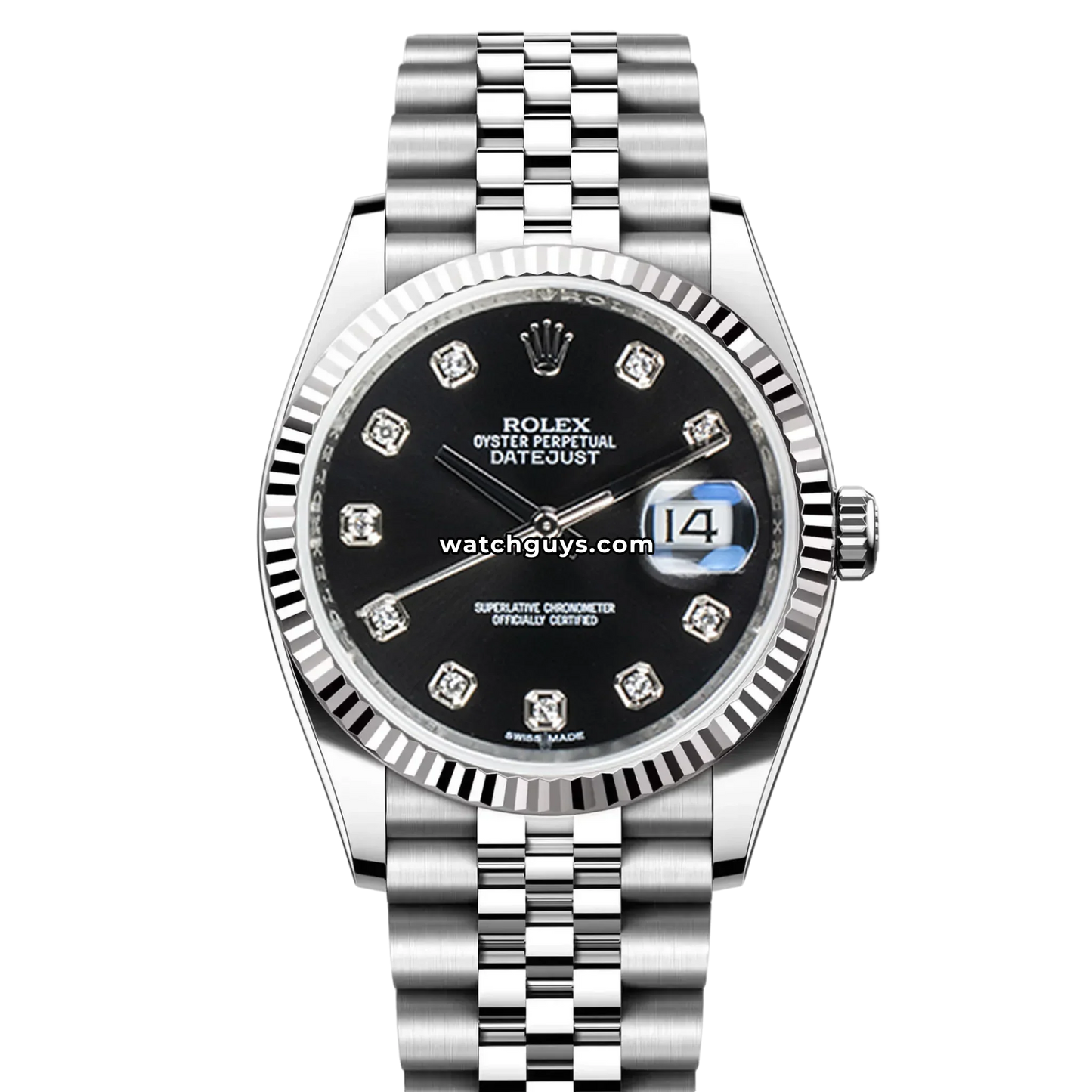Rolex Datejust 116234 Black Diamond Jubilee