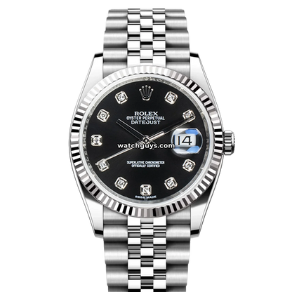 Rolex Datejust 116234 Black Diamond Jubilee