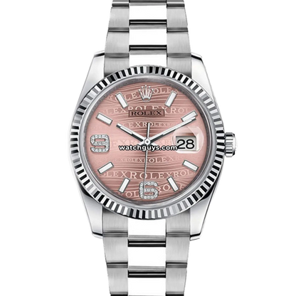 Rolex Datejust 116234 Pink Wave Diamond