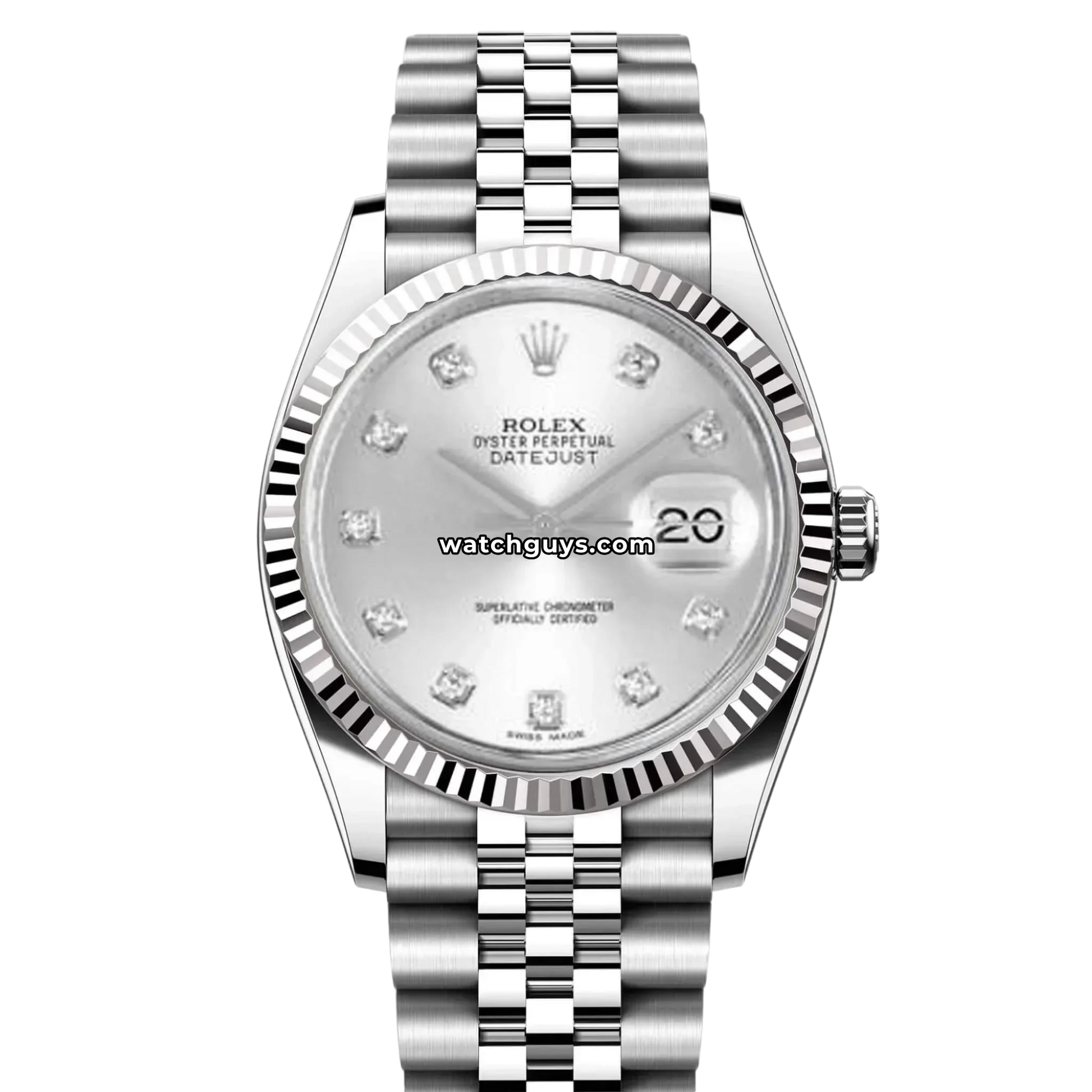 Rolex Datejust 116234 Silver Diamond