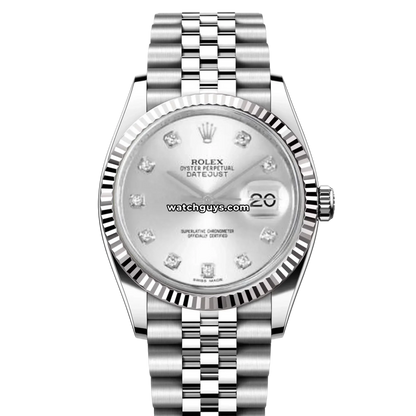 Rolex Datejust 116234 Silver Diamond