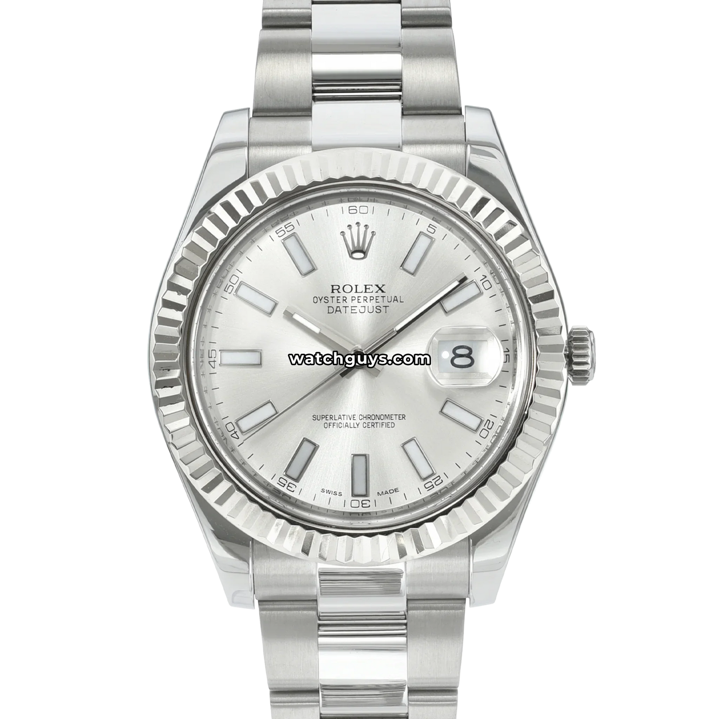 Rolex Datejust 116334 Silver Oyster