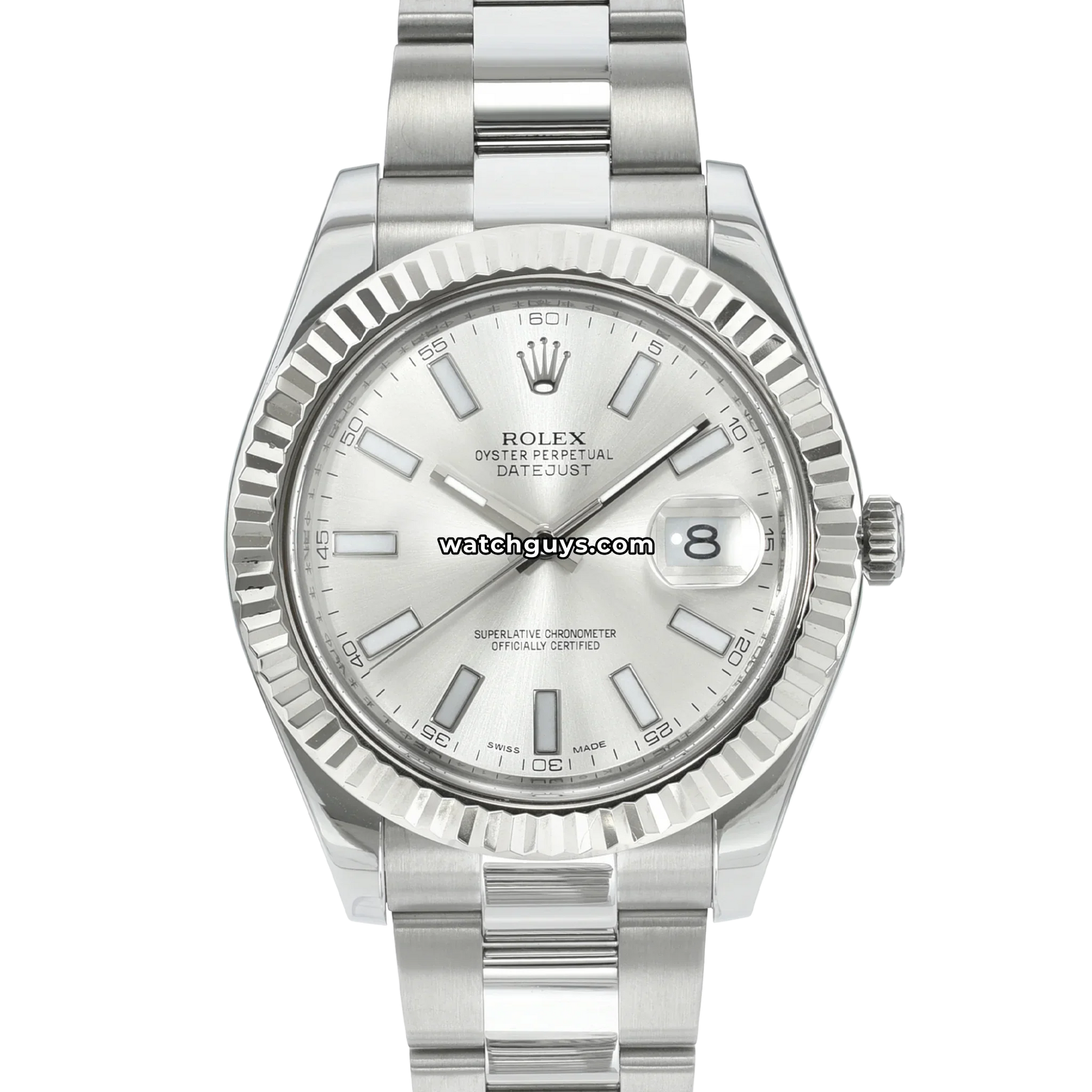 Rolex Datejust 116334 Silver Oyster