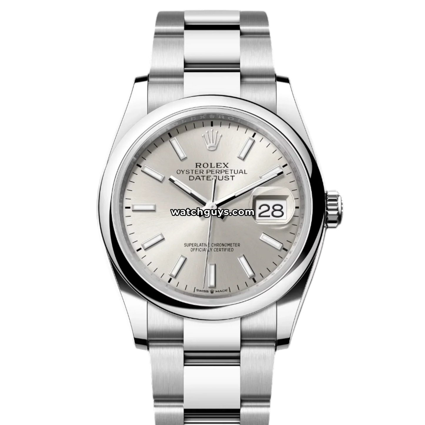 Rolex Datejust 126200 Silver Index Oyster