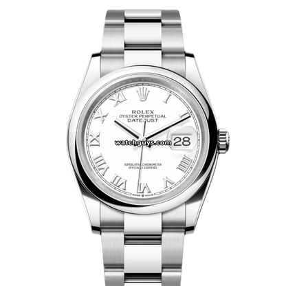 Rolex Datejust 126200 White Roman