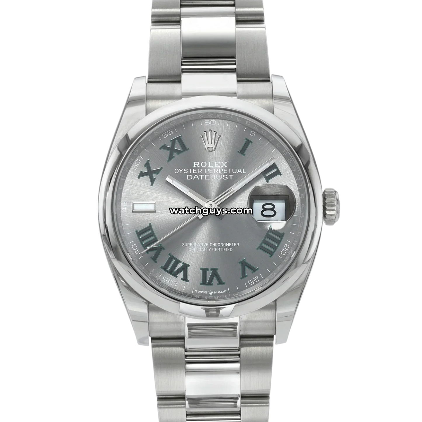 Rolex Datejust 126200 Wimbledon Oyster