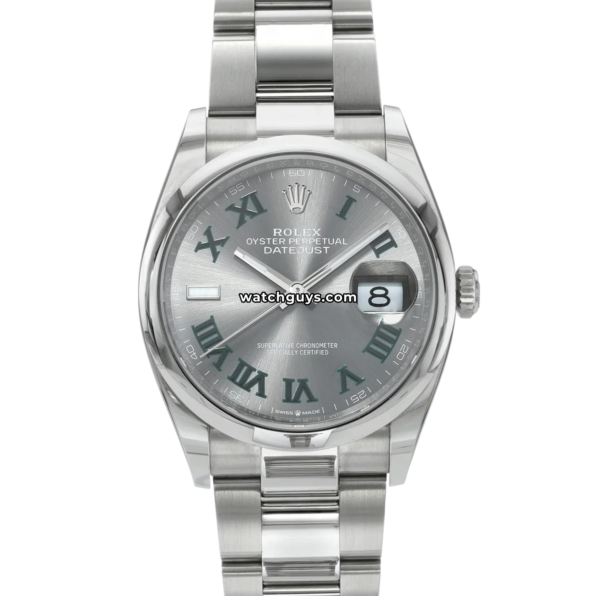 Rolex Datejust 126200 Wimbledon Oyster