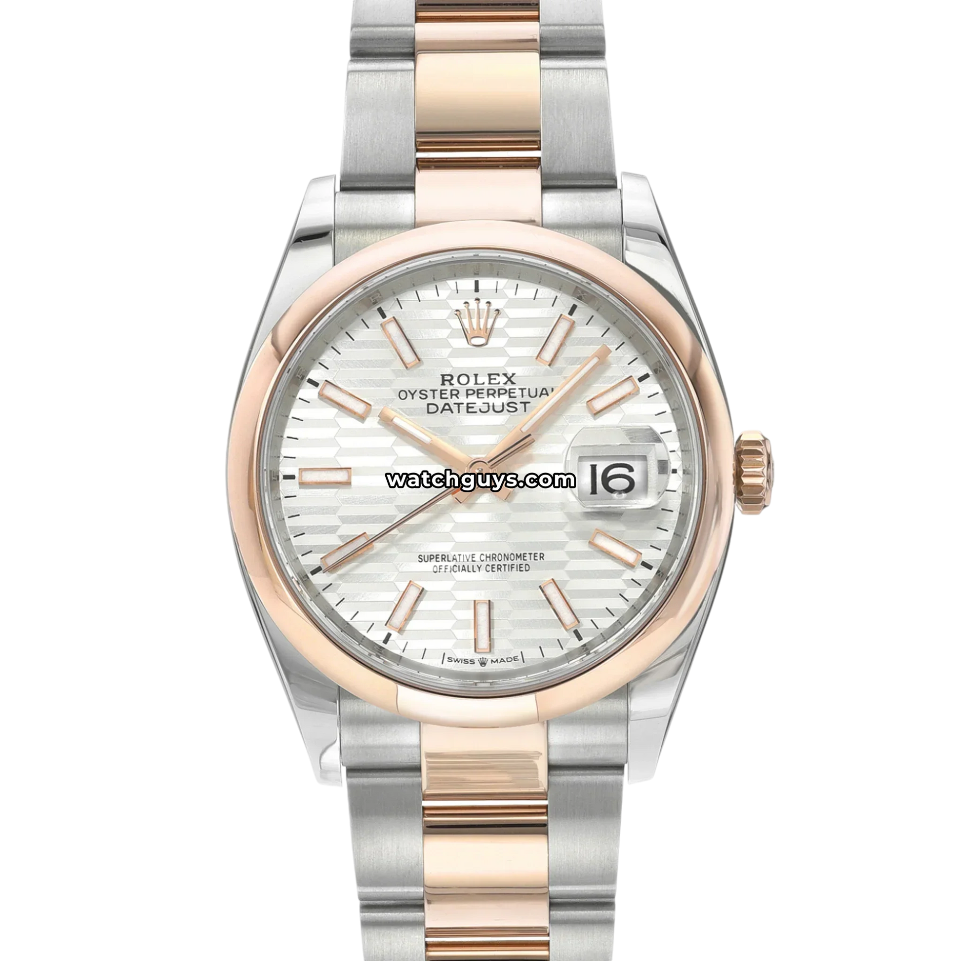 Rolex Datejust 126201 Silver Motif