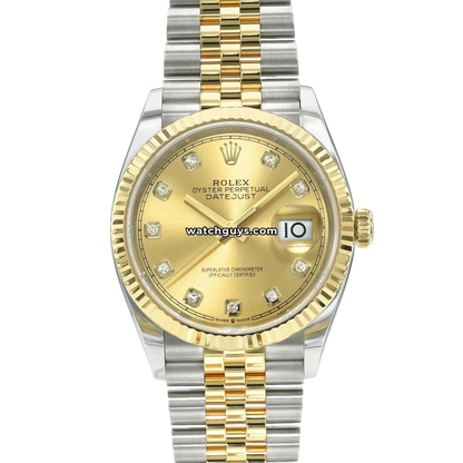 Rolex Datejust 126233 Champagne Diamond Jubilee