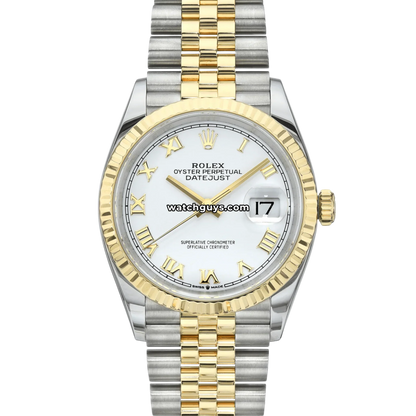 Rolex Datejust 126233 White Roman Jubilee