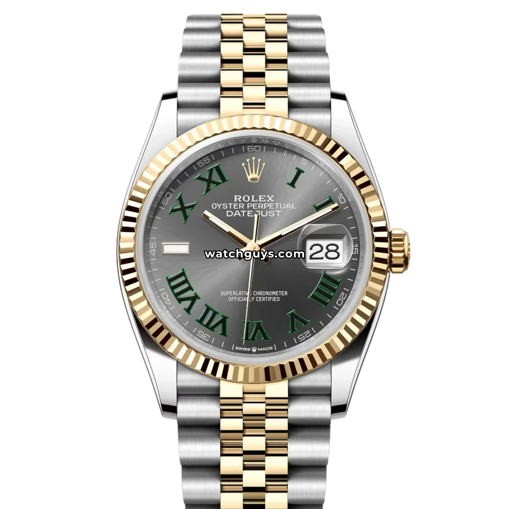 Rolex Datejust 126233 Wimbledon Two Tone Jubilee