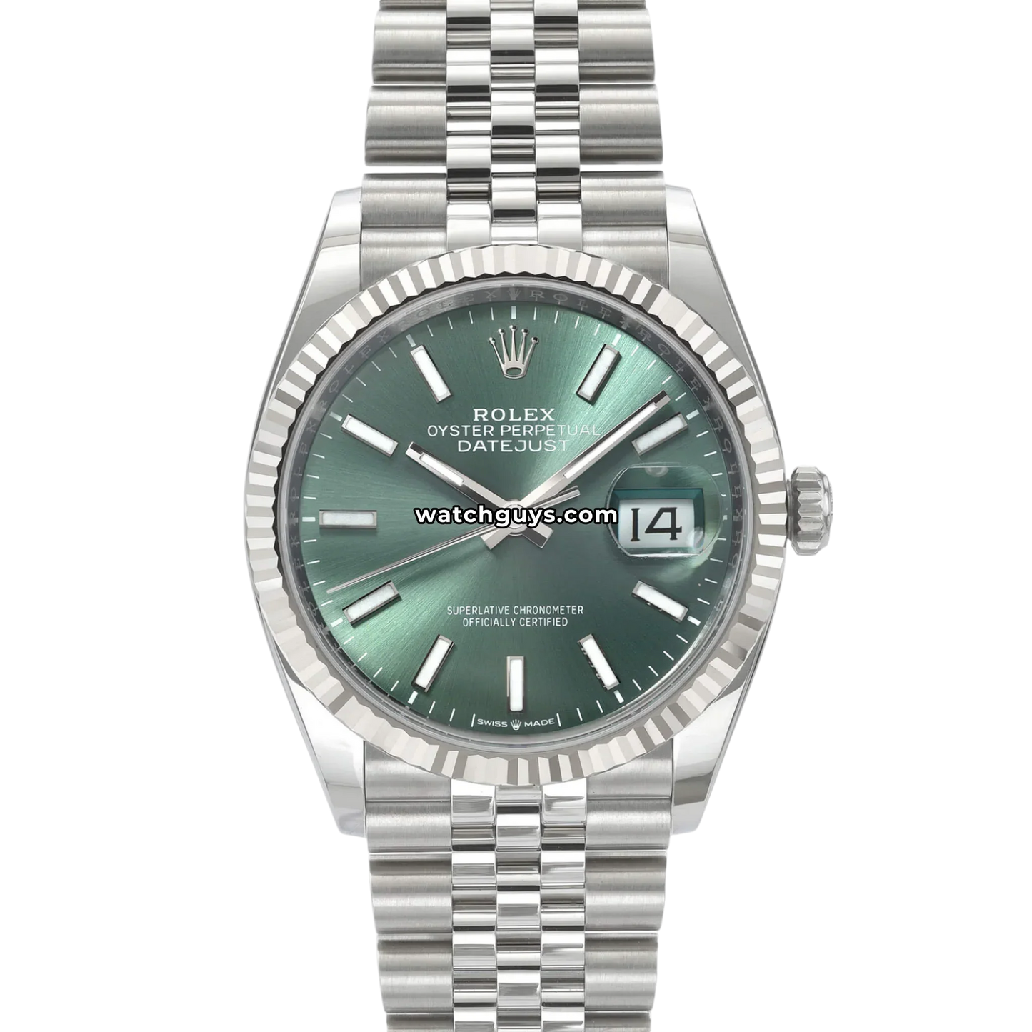 Rolex Datejust 126234 Mint Green Jubilee