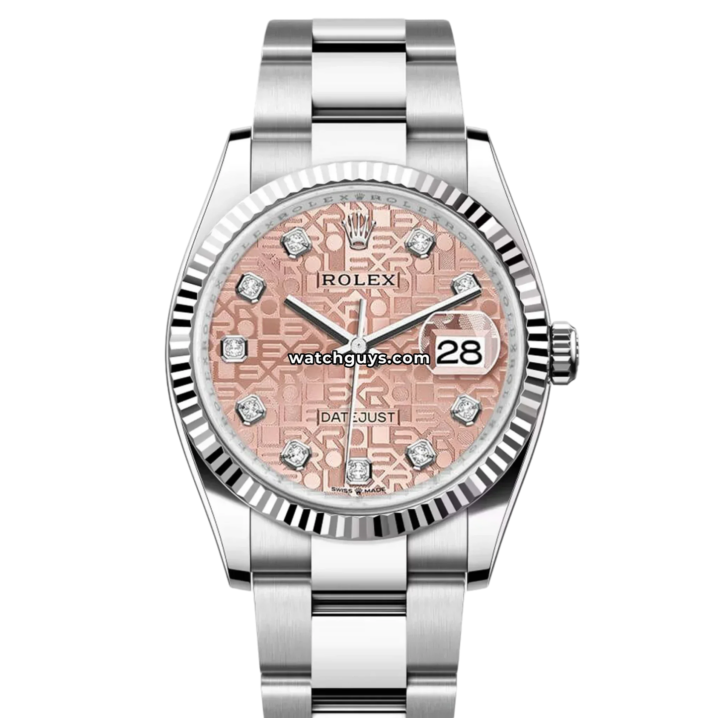 Rolex Datejust 126234 Pink Diamond Oyster