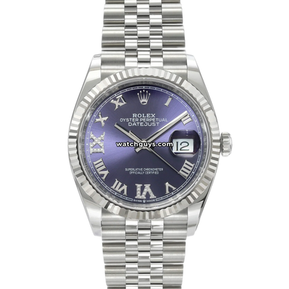 Rolex Datejust 126234 Purple Aubergine Diamond