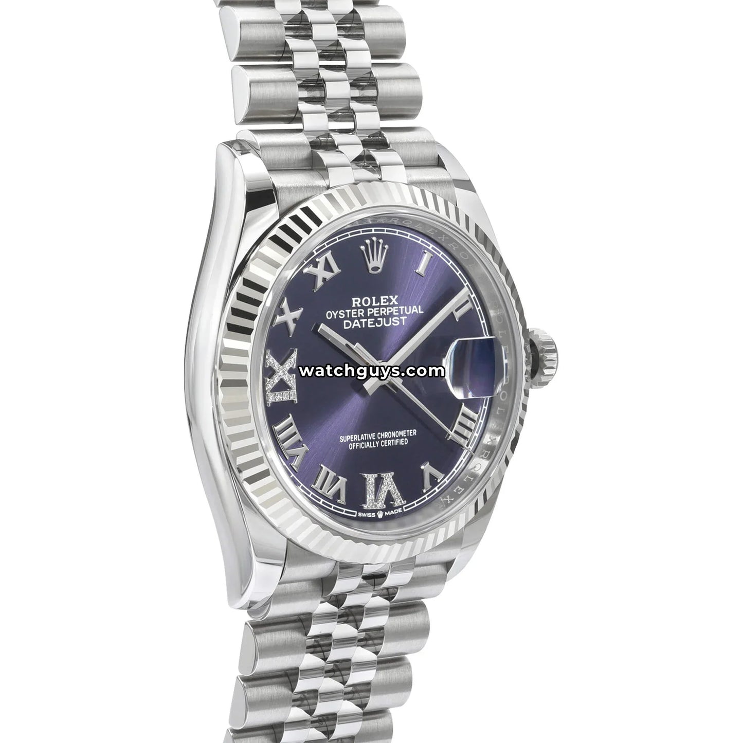 Rolex Datejust 126234 Purple Aubergine Diamond