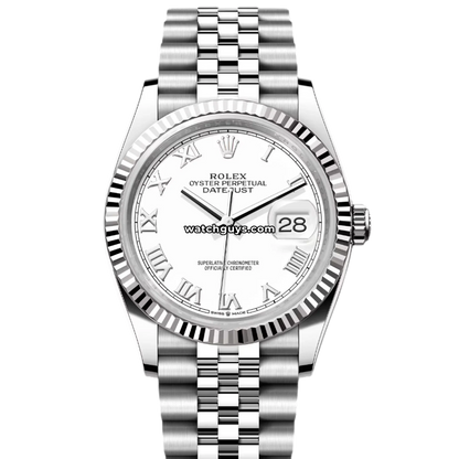 Rolex Datejust 126234 White Roman Dial