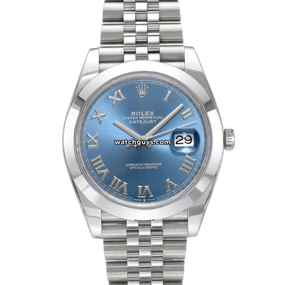 Rolex Datejust 126300 Azzurro Blue Jubilee