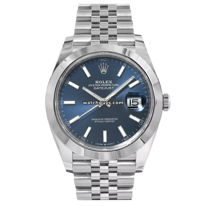 Rolex Datejust 126300 Blue Index Jubilee