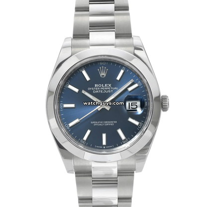 Rolex Datejust 126300 Blue Index Oyster