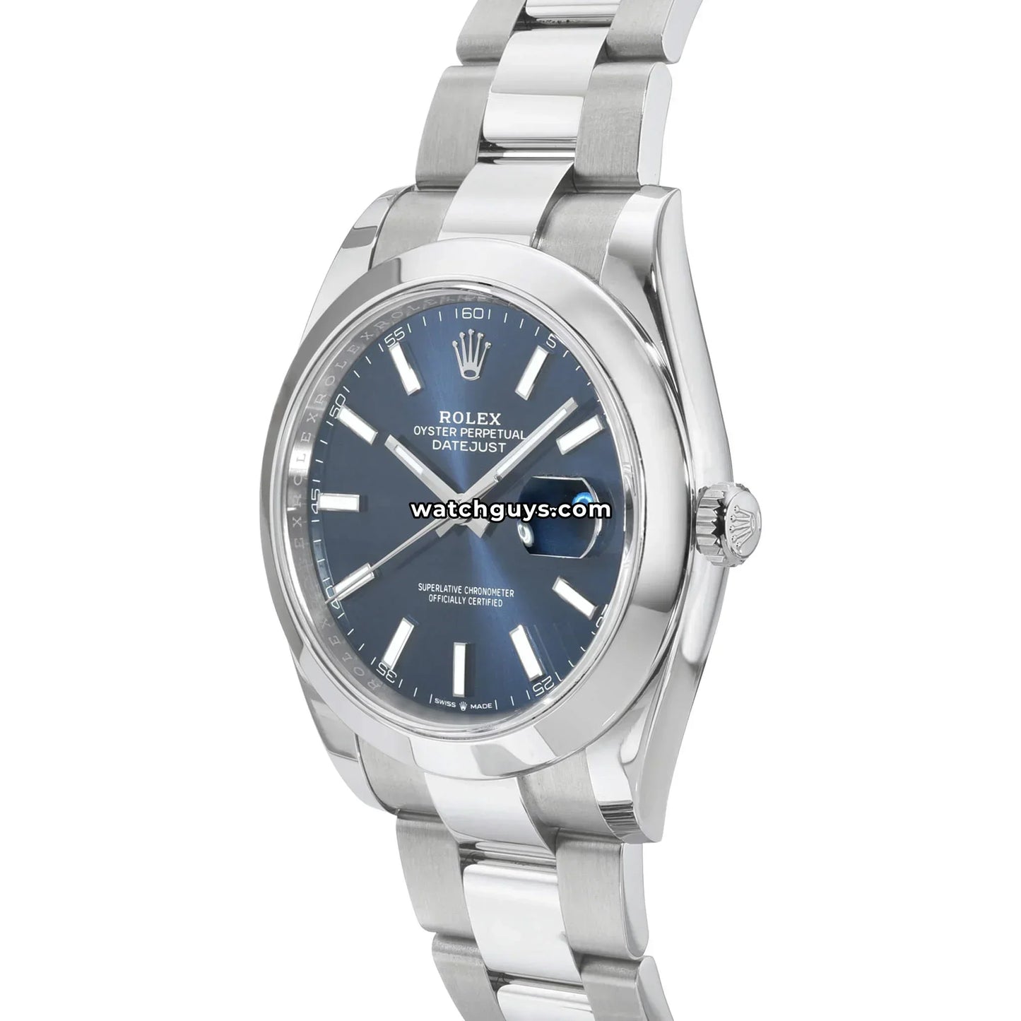 Rolex Datejust 126300 Blue Index Oyster