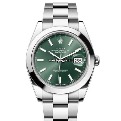Rolex Datejust 126300 Green Oyster