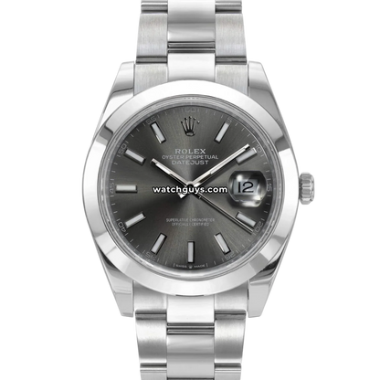 Rolex Datejust 126300 Rhodium Oyster