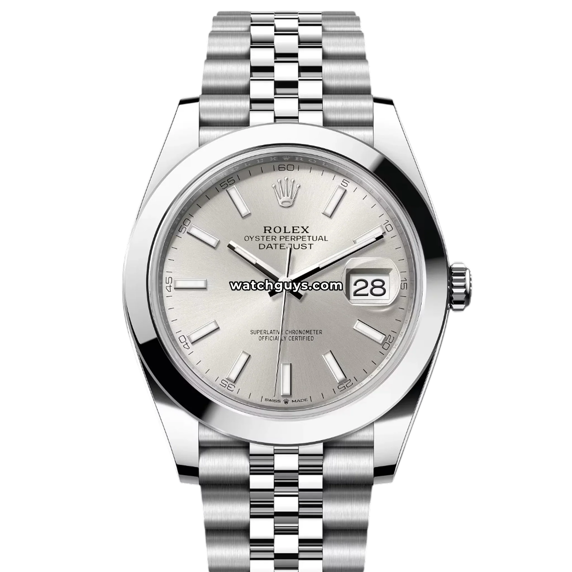 Rolex Datejust 126300 Silver Jubilee