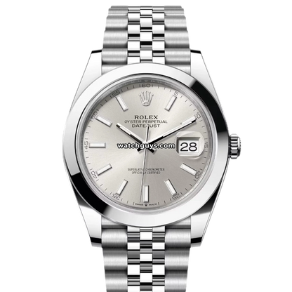 Rolex Datejust 126300 Silver Jubilee