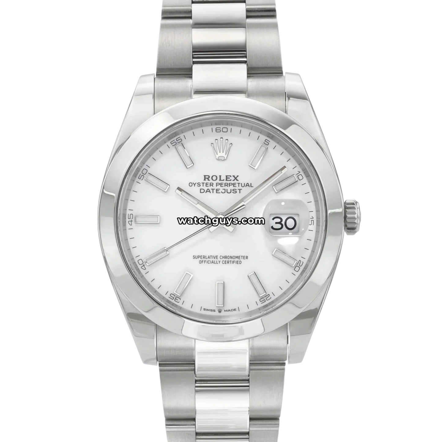 Rolex Datejust 126300 White