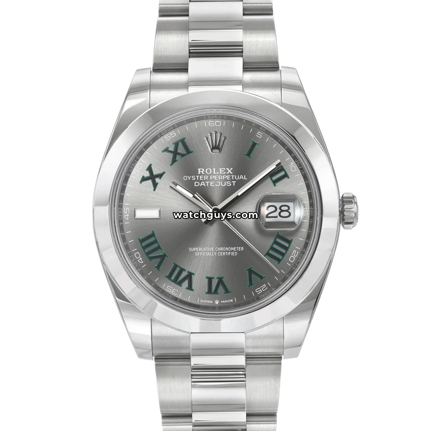 Rolex Datejust 126300 Wimbledon Oyster