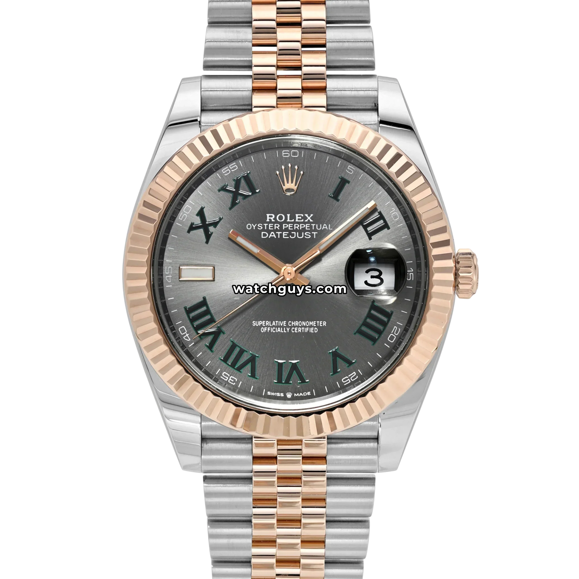 Rolex Datejust 126331 Wimbledon Two Tone Jubilee