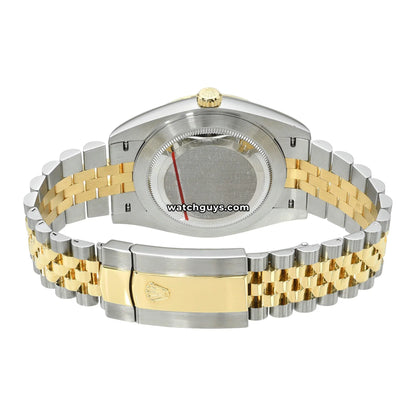 Rolex Datejust 126333 Black Diamond Two Tone Jubilee