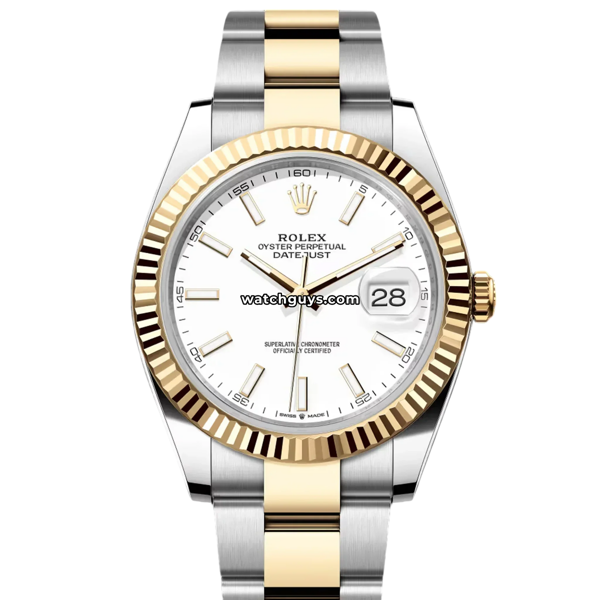 Rolex Datejust 126333 White Oyster