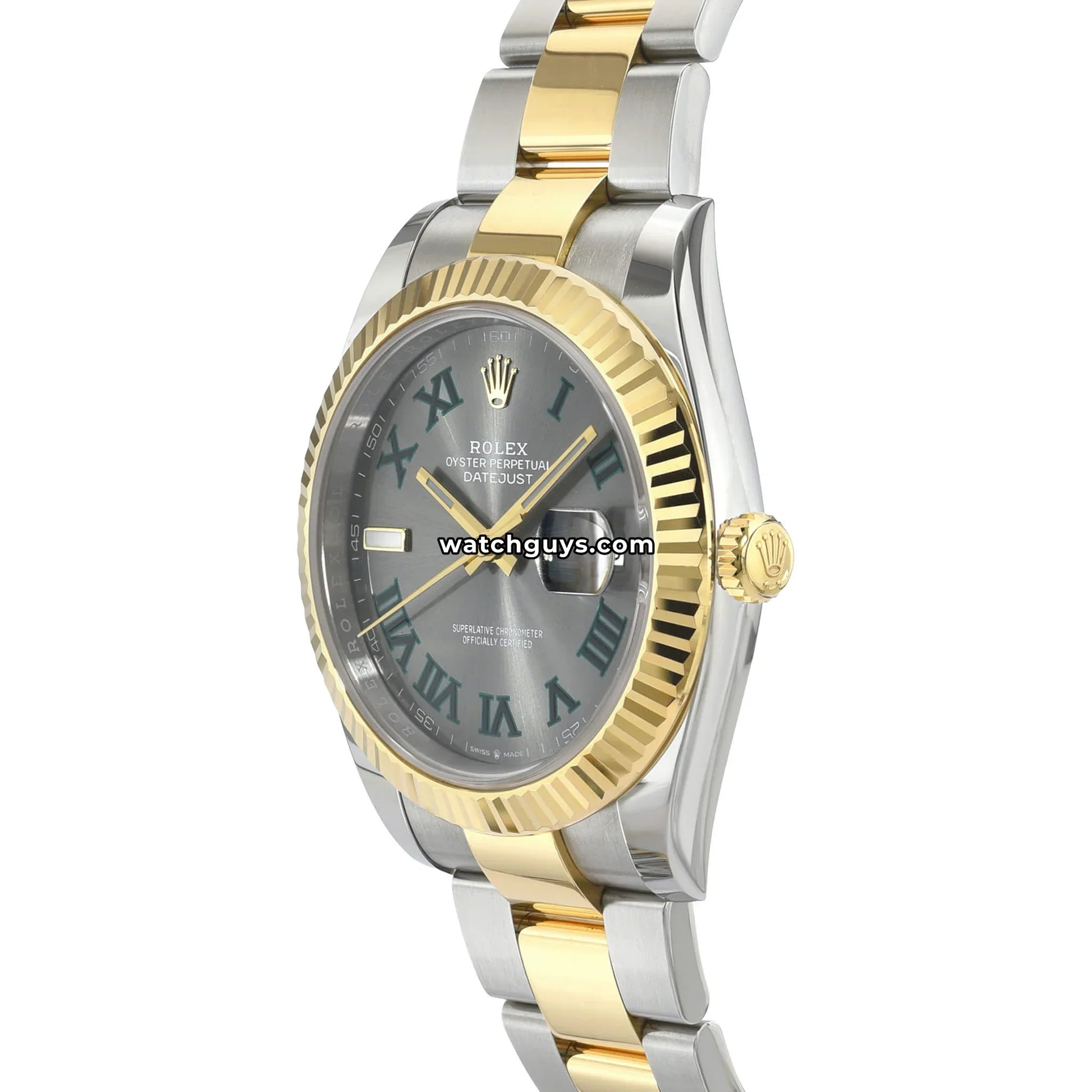 Rolex Datejust 126333 Wimbledon Two Tone Oyster