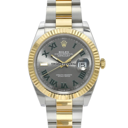Rolex Datejust 126333 Wimbledon Two Tone Oyster