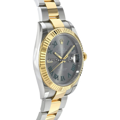 Rolex Datejust 126333 Wimbledon Two Tone Oyster